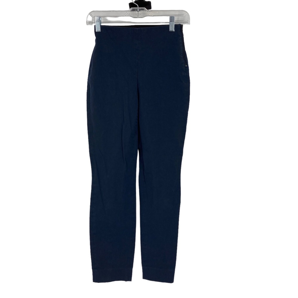 Everlane Size 00 Blue “The Side-Zip Stretch Cotton The Work Pant Cropped Pants